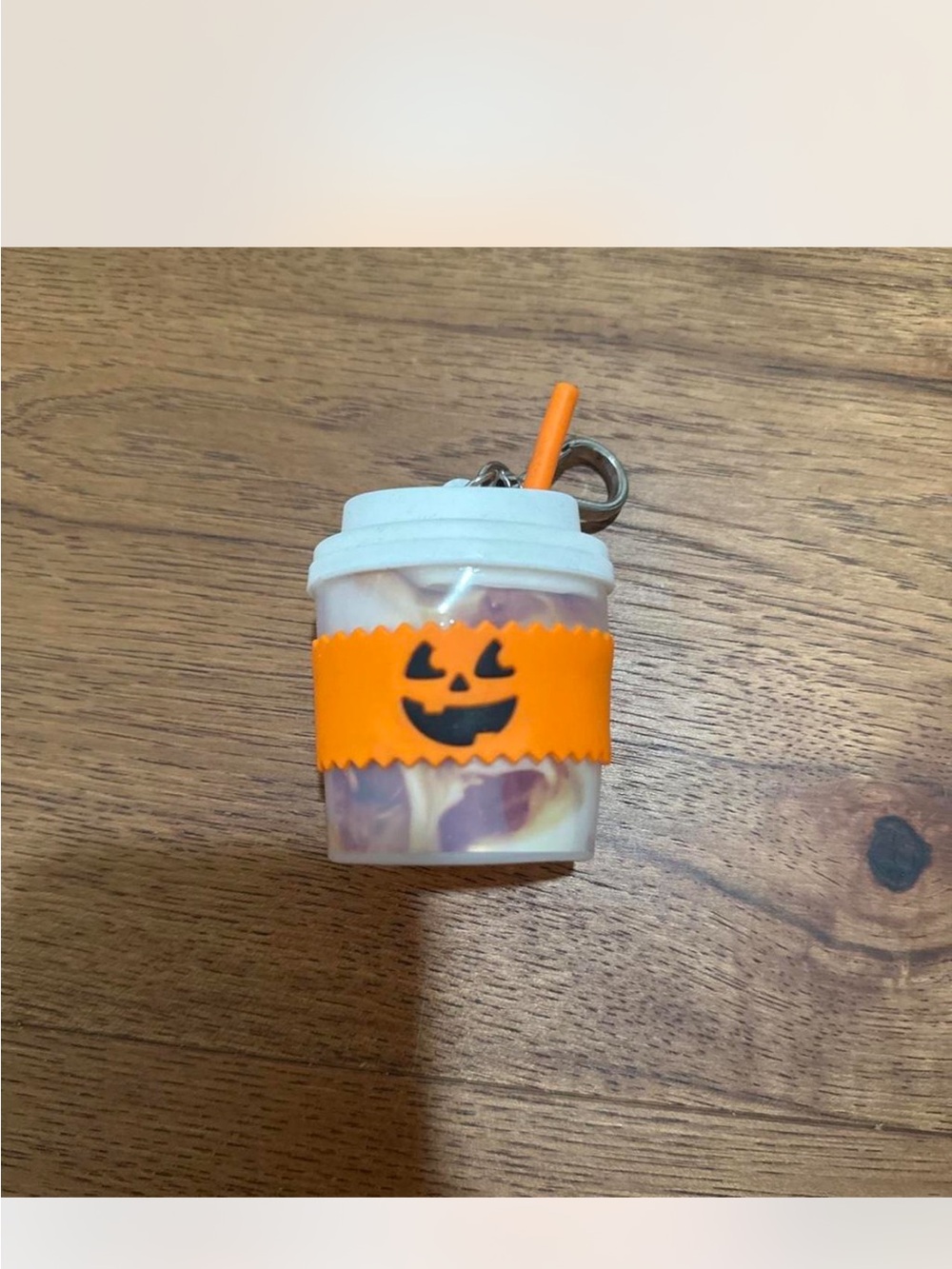Bath and body works Halloween Orange Pumpkin Coffee Cup germ x holder
